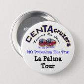 CenTAcruzers Logo La Palma Tour Button (Voorkant /achterkant)