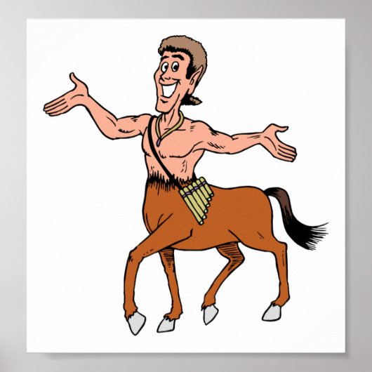 Centaur Halve Man Mythische schepping Poster (Voorkant)