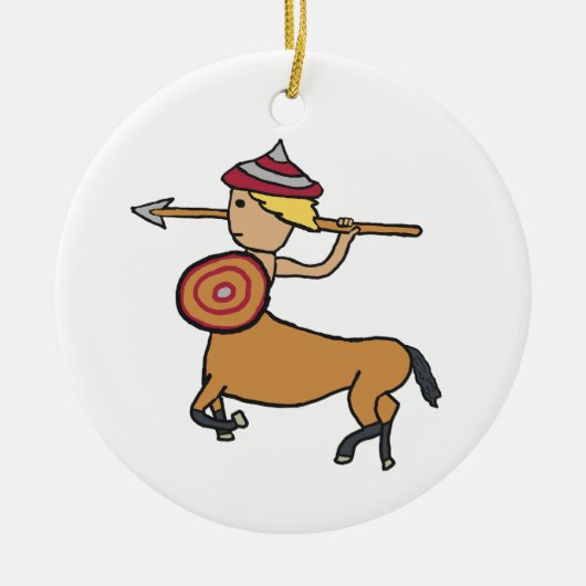 Centaur Sagittarius Keramisch Ornament (Voorkant)