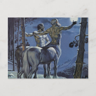 Centauren (kleurenlitho) briefkaart