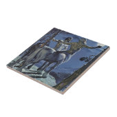 Centauren (kleurenlitho) tegeltje (Zijkant)