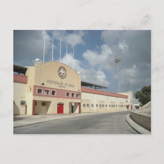 Centenary Stadium - Ta' Qali Briefkaart (Voorkant)