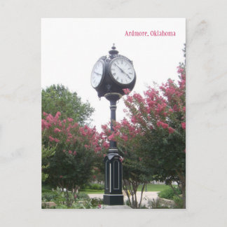 Centennial Clock in Ardmore, Oklahoma Briefkaart