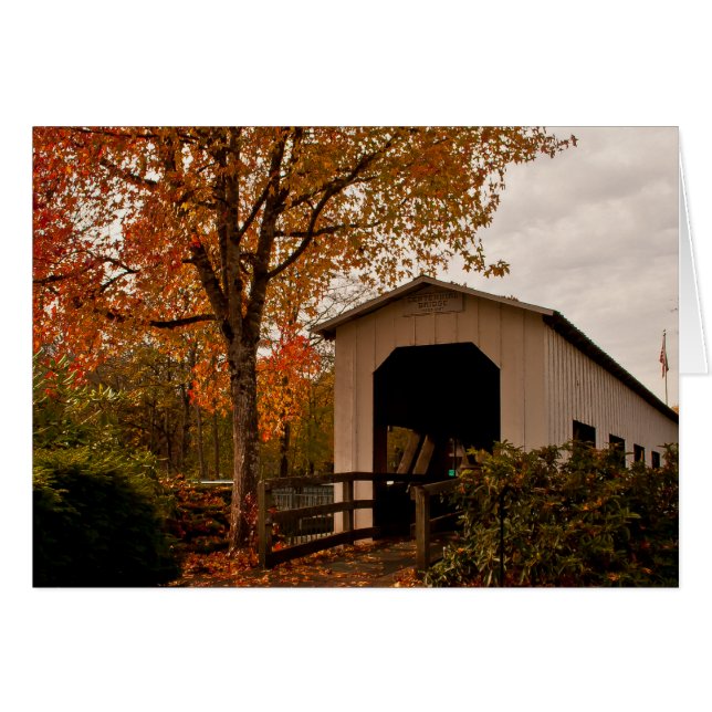Centennial Covered Bridge, Oregon (Voorkant Horizontaal)