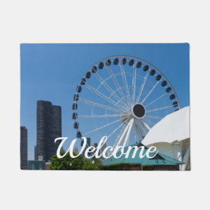 Centennial Ferris Wheel Welkom Doormat Deurmat