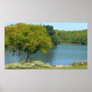 Centennial Lake in Ellicott City Maryland Poster