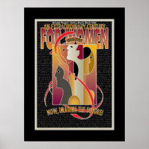 Centennial Poster van de nationale vrouwengeschied