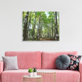 Centennial Wooded Path II Ellicott City Maryland Canvas Afdruk (Insitu (Woonkamer))