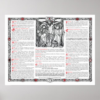 Center Altar Kaart Poster