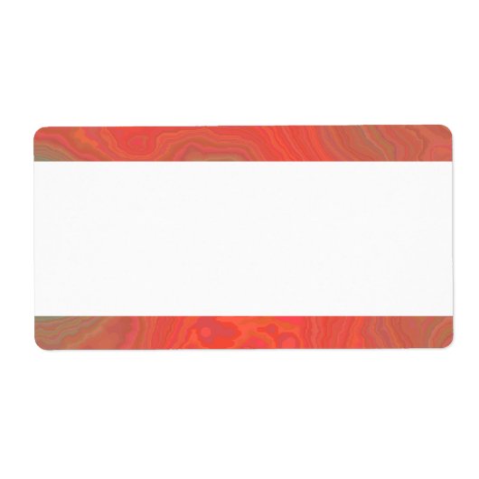 Center Band - Rode Marmer Etiket (Voorkant)