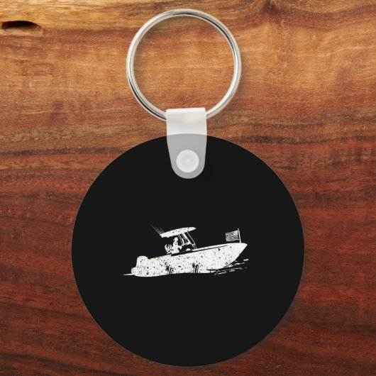 Center Console Boat  Sleutelhanger (Voorkant)