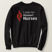 Center for Missouri Nurses Black Sweatshirt (Design dos)