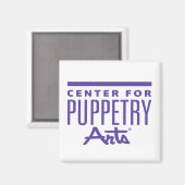 Center for Puppetry Arts Magnet (White) Magneet (Voorkant / Achterkant)