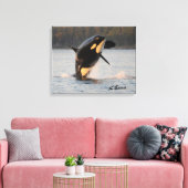 Center for Whale Research - Canvas Print (Insitu (Woonkamer))