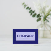 Center Label II - Powder Blue met Navy Blue (Staand voorkant)