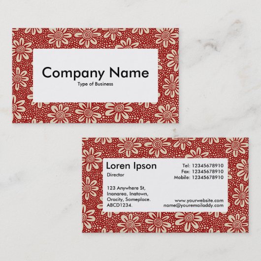 Center Label v4 - 140617 - Ruby Red en Beige (Voorkant / Achterkant)