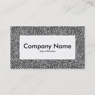 Center Label v4 - Willekeurige spots - Wit op zwar