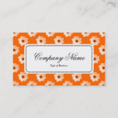 Center Label v5 - Dahlia Pattern Sinaasappel (Voorkant)