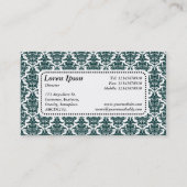 Center Label v5 - Dk Green Damask (Achterkant)