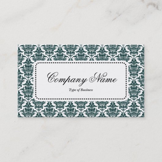 Center Label v5 - Dk Green Damask (Voorkant)