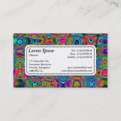 Center Label v5 - Fractal Abstract 19111a (Achterkant)