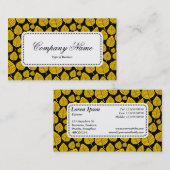 Center Label v5 - Leaf Pattern 02 - Amber (Voorkant / Achterkant)