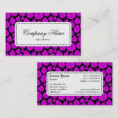 Center Label v5 - Leaf Pattern 02 - Magenta (Voorkant / Achterkant)