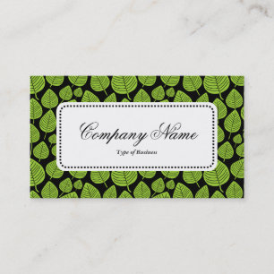 Center Label v5 - Leaf Pattern 02 - Martian Green