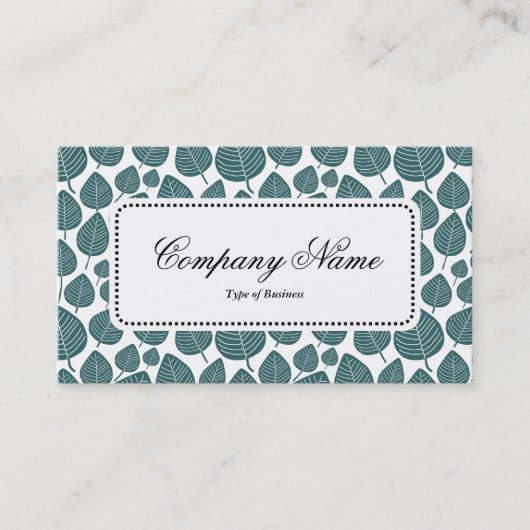 Center Label v5 - Leaf Pattern 02 - Moss Green (Voorkant)