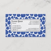 Center Label v5 - Leaf Pattern 02 - Navy (Achterkant)