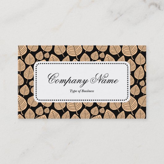 Center Label v5 - Leaf Pattern 02 - Zand (Voorkant)