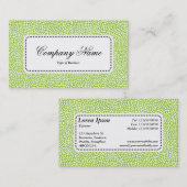 Center Label v5 - Random Spots - Martian Green (Voorkant / Achterkant)