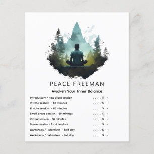Center Within Bosmeditatie Flyer