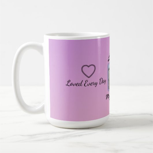 Centered Photo Tribute Mug (Gauche)