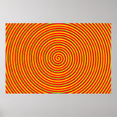 Centered Rainbow Spirals Poster (Voorkant)