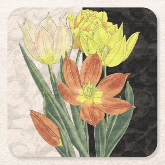 Centerpart II Vierkante Kartonnen Onderzetter (Voorkant)