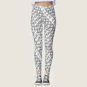 Centesimal 10 Digit Pi door Kenneth Yoncich Leggings (Voorkant)