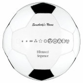 Centesimal 12-cijferige Fibonacci-sequentie van K Voetbal (Voorkant)