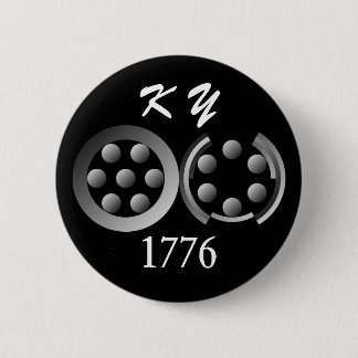 Centesimal 1776, ingediend door Kenneth Yoncich Ronde Button 5,7 Cm