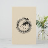Centipede cirkel briefpapier (Staand voorkant)
