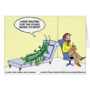 Centipede Psychiatry Funny Cards Mugs & Gifts