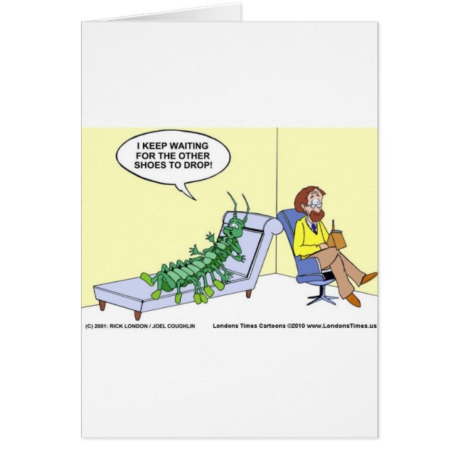 Centipede Psychiatry Funny Cartes Mugs & Cadeaux (Devant)