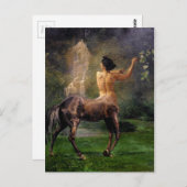 Centra (vrouw centaur) ~ briefkaart (Voorkant / Achterkant)