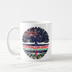 Centraal-Afrikaanse Australië Australische vlagget Koffiemok