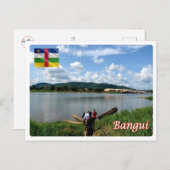 Centraal-Afrikaanse Republiek - Bangui - rivier de Briefkaart (Voorkant / Achterkant)