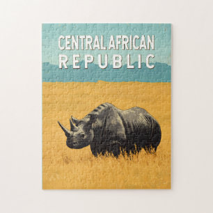 Centraal-Afrikaanse Republiek Illustratie Reiskuns Legpuzzel