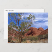 Centraal-Australië Briefkaart (Voorkant / Achterkant)