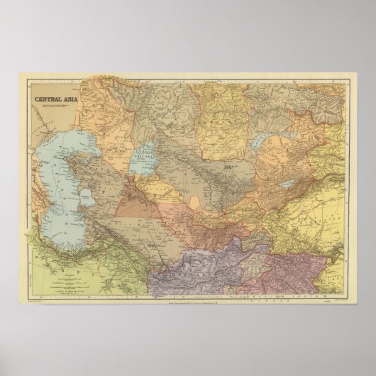 Centraal-Azië 2 Poster (Voorkant)