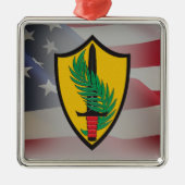 Centraal commando CENTCOM Metalen Ornament (Voorkant)
