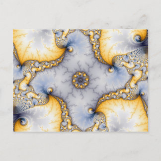 Centraal - Fractal Art Briefkaart